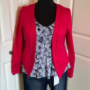 Hot Pink Cropped Jacket